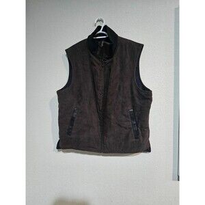Daniel Cremieux Signature Collection Wool Cashmere Reversible Vest – Size Large